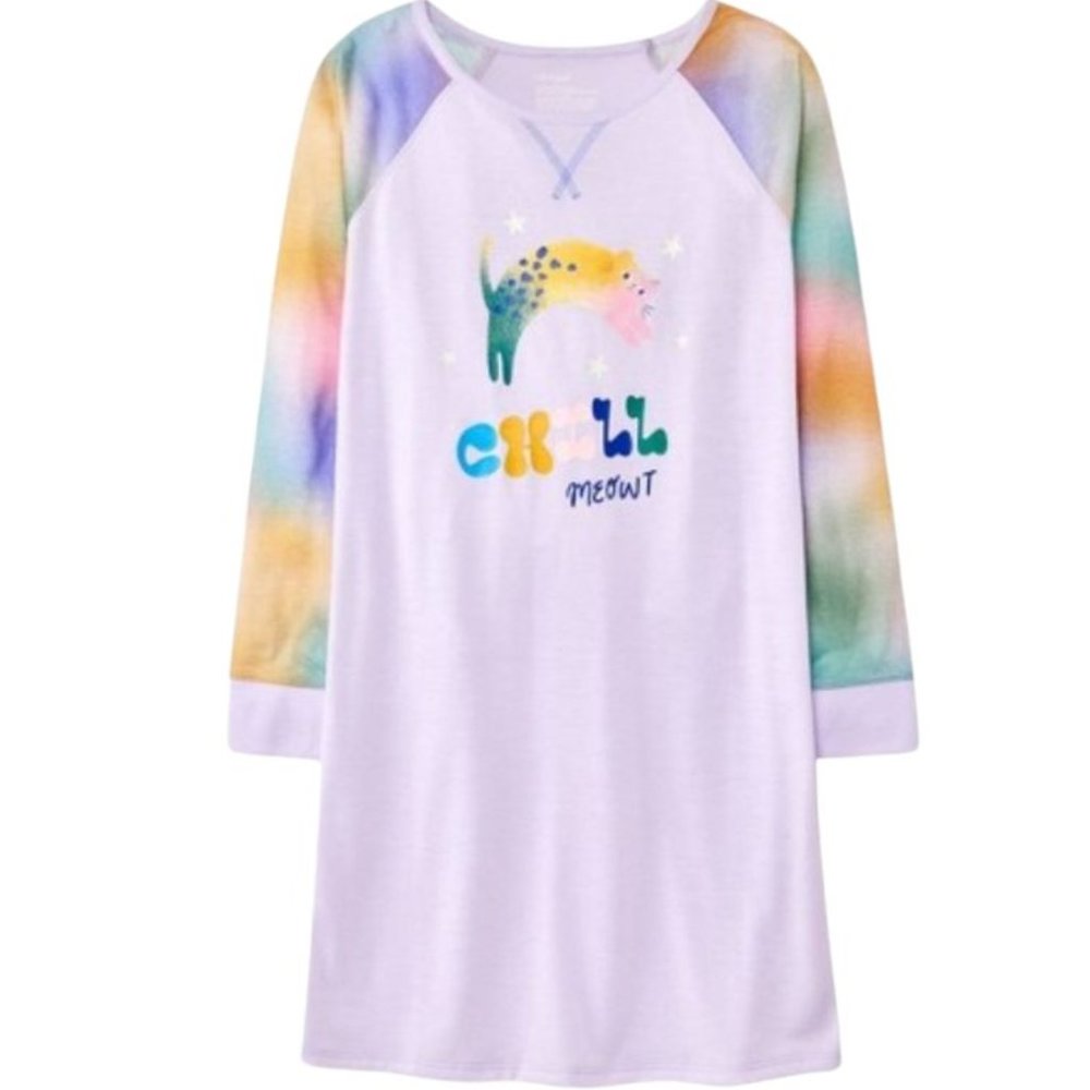 Girls' Long Sleeve NightGown - Cat & Jack